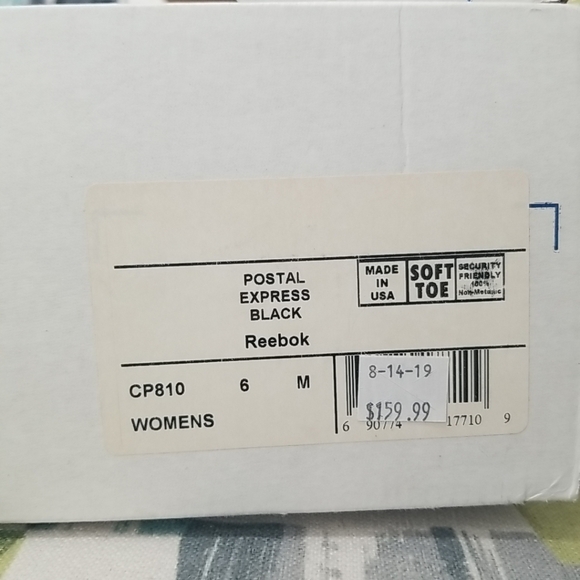 Reebok CP810 Women's Postal Certified Work Shoes Soft Toe In Black USA Size 6M - Picture 11 of 11